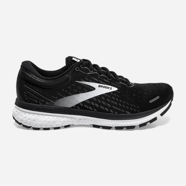 Brooks Women's Ghost 13 Road Running Shoes Singapore - Black/Blackened Pearl/White (67508-GYVM)